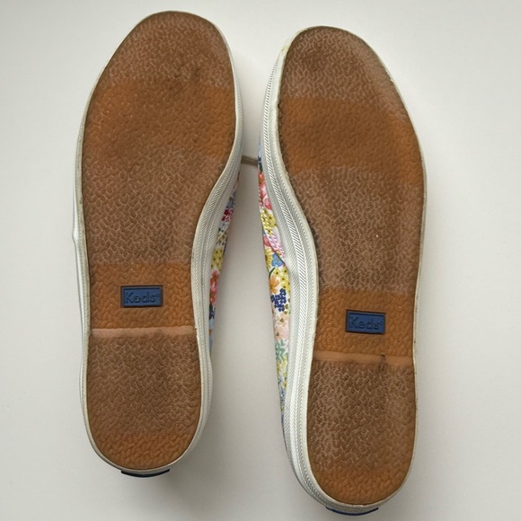 KEDS X Rifle Paper Co. Mini Margaux Slip-on Rainbow Floral Shoes Women Sz 9 - Picture 7 of 11
